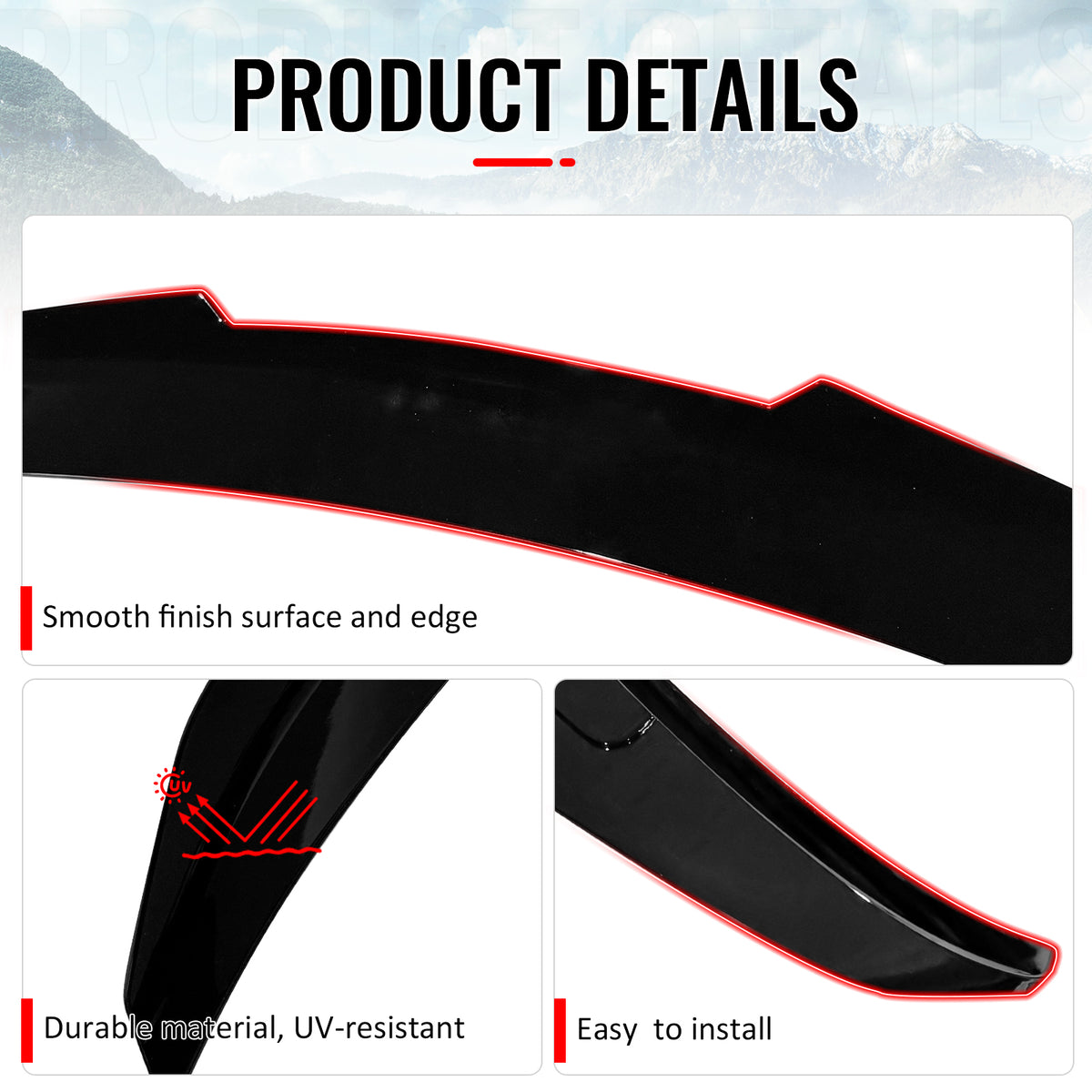 Fits 14-20 BMW F32 4-Series Coupe PSM Style Rear Trunk Spoiler Wing Gloss Black