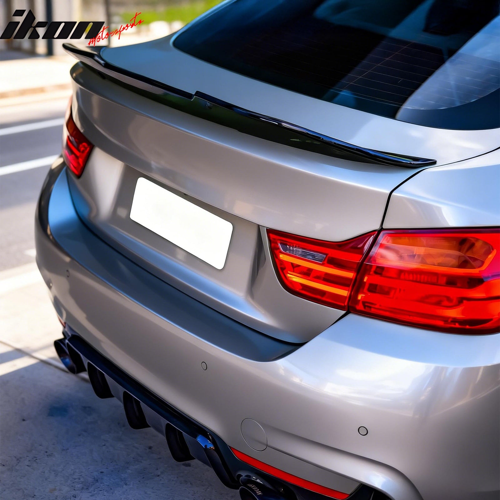 Fits 14-20 BMW F32 4-Series Coupe PSM Style Rear Trunk Spoiler Wing Gloss Black