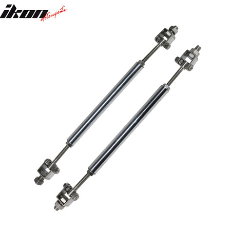 For 14-20 BMW 4-Series M Sport MX Style Front Lip Splitter w/ Gunmetal Strut Rod