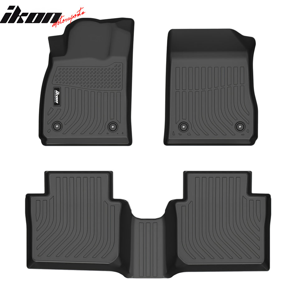 2014-2020 Chevrolet Impala 3D TPE All Weather Waterproof Anti-Slip Front Rear Driver Passenger Side Interior Floor Mats Cargo Liner Carpets 3PCS