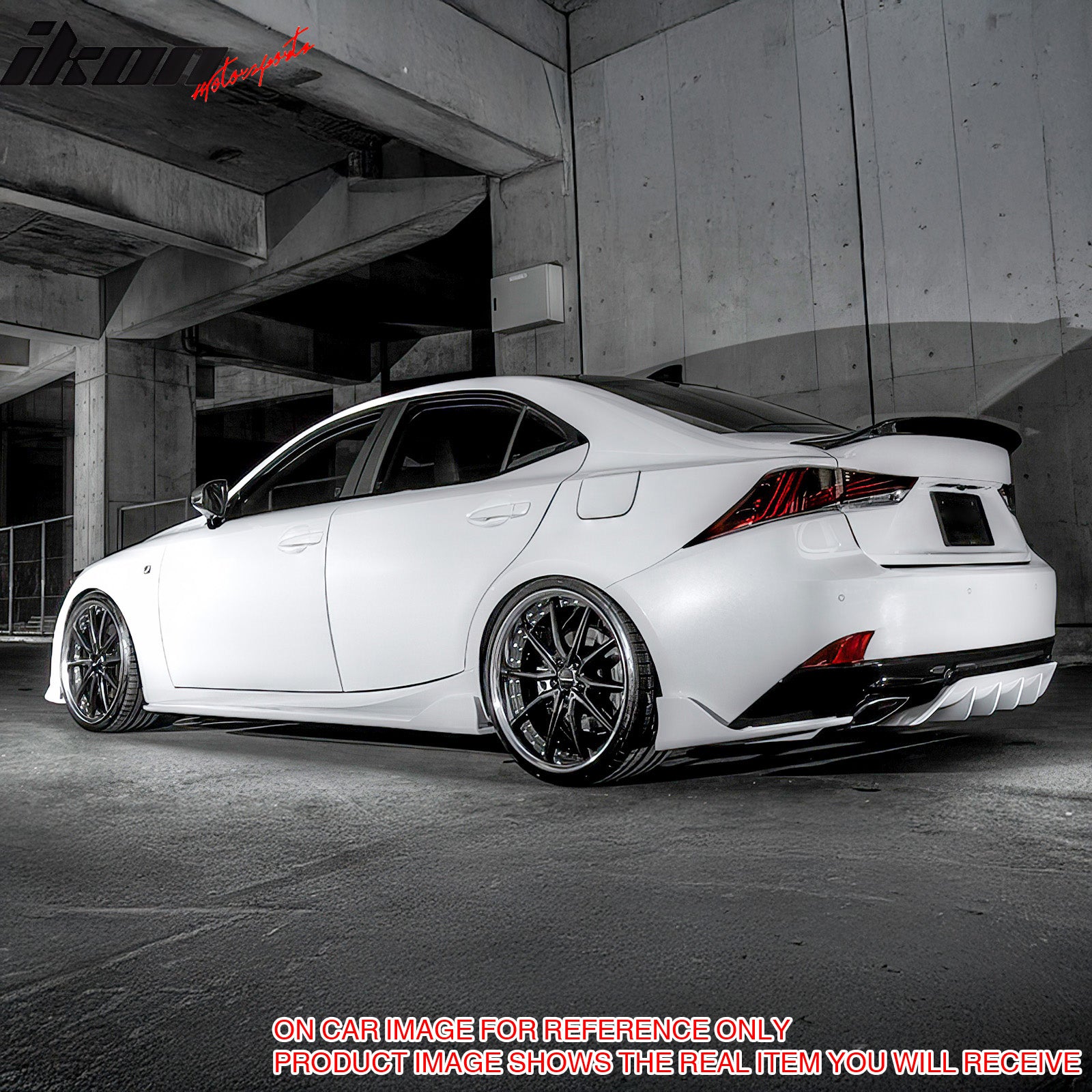 Fits 14-20 Lexus IS Sedan Artisan Style Side Skirts Extension Lip