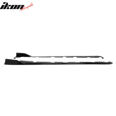 Fits 14-20 Lexus IS Sedan Artisan Style Side Skirts Extension Lip Gloss Black PP