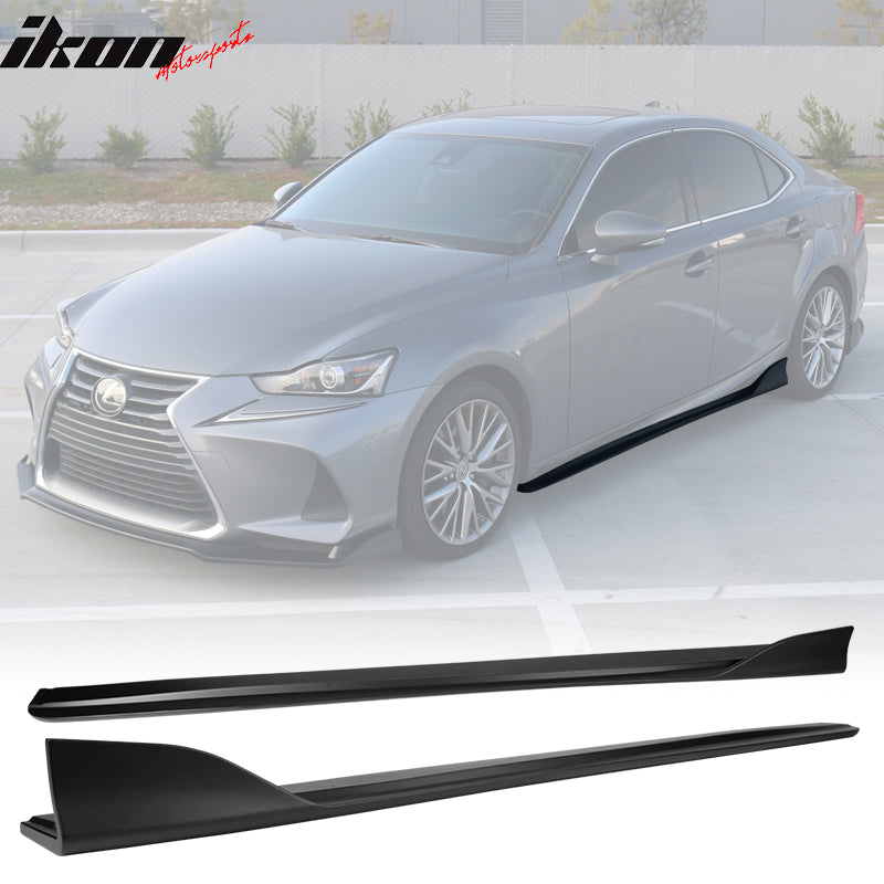 2014-2020 Lexus IS250 IS300 IS350 Matte Black Side Skirts Pannel