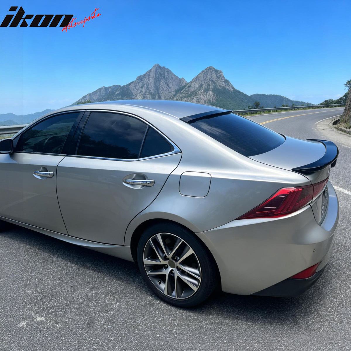 Fits 14-20 Lexus IS-Series XE30 Sedan F-Sport Style Roof Spoiler Gloss Black