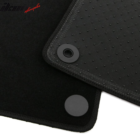 Fits 14-20 Benz S-Class W222 Sedan Anti-Slip Floor Mats Carpets Nylon 4PCS Black