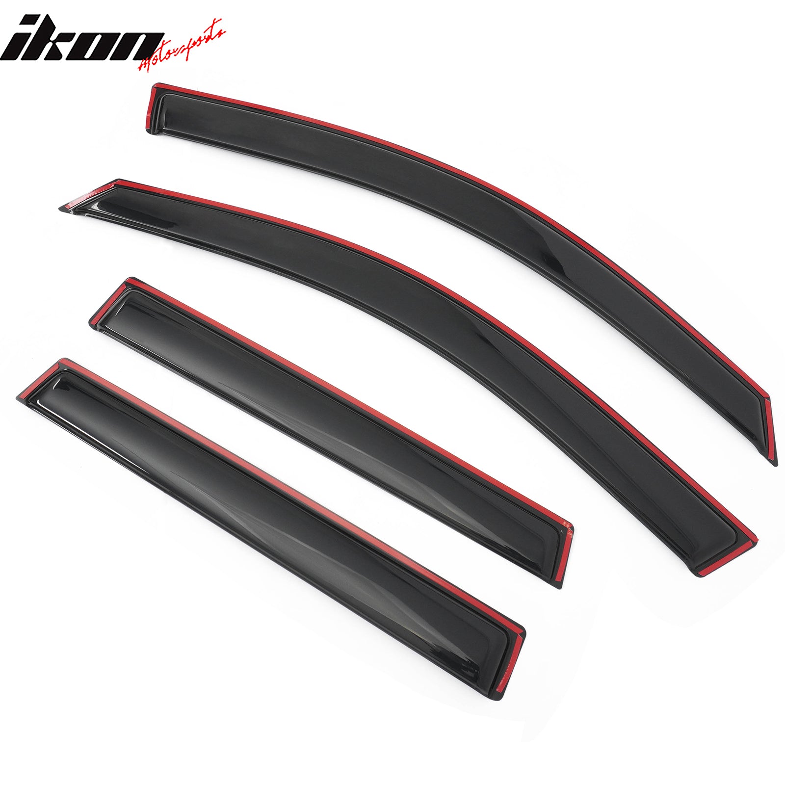 Fits 14-21 Mitsubishi Outlander Window Visors In-Channel Rain Guard Deflector