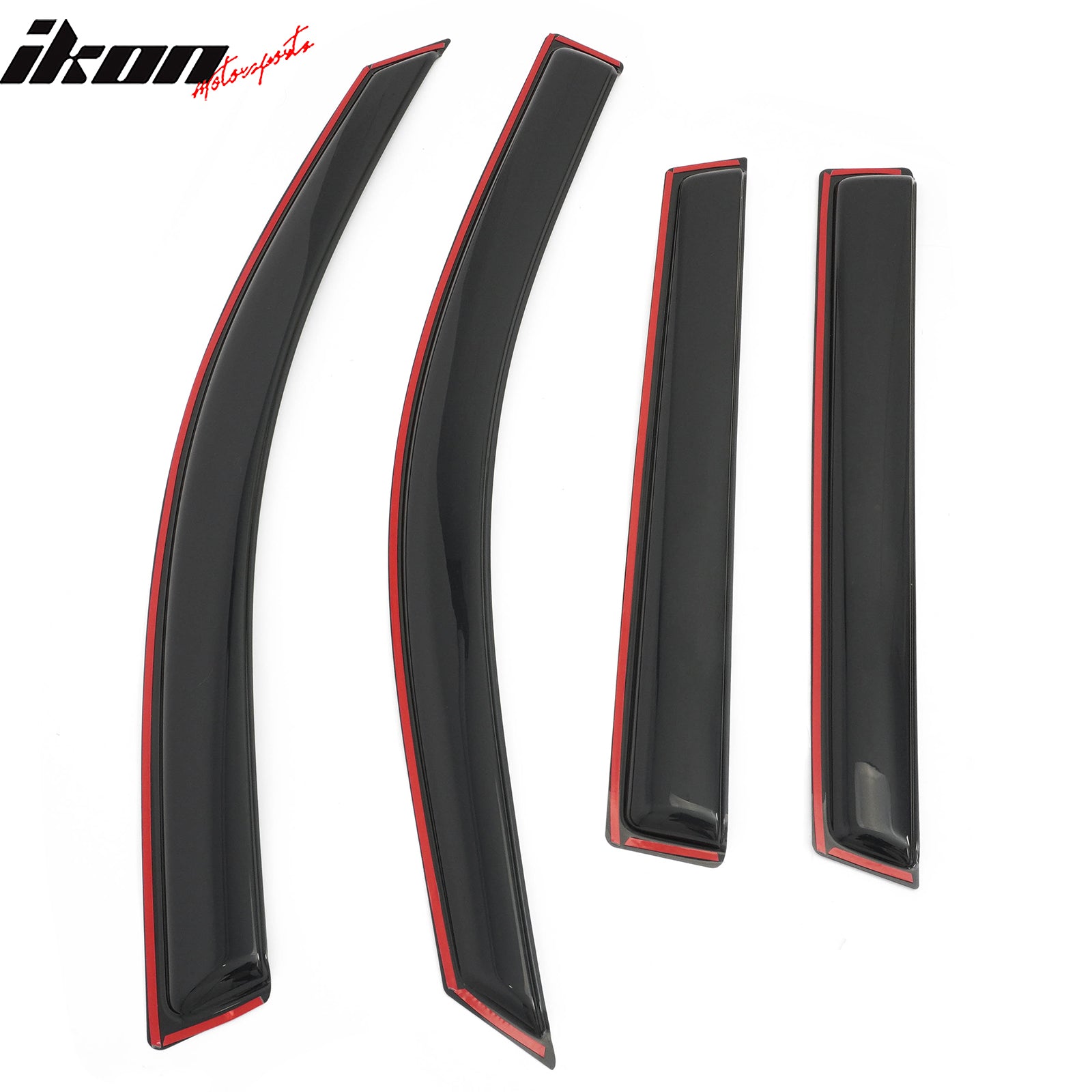 Fits 14-21 Mitsubishi Outlander Window Visors In-Channel Rain Guard Deflector