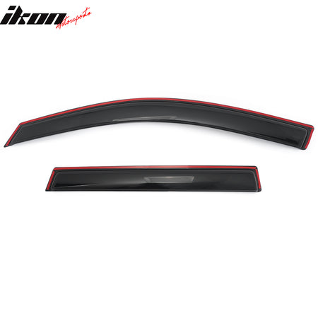 Fits 14-21 Mitsubishi Outlander Window Visors In-Channel Rain Guard Deflector