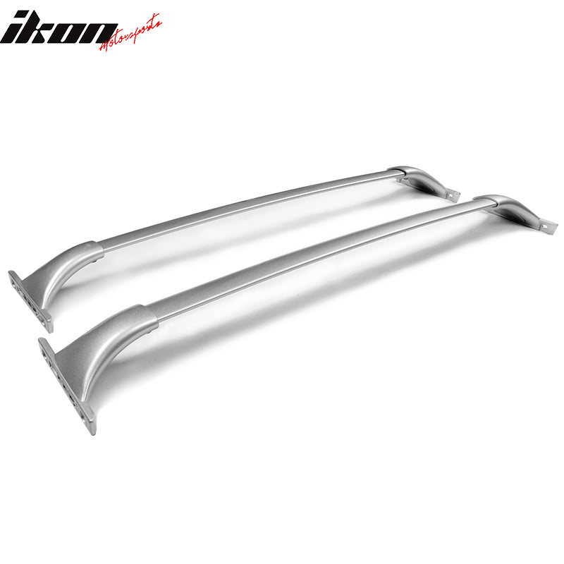 IKON MOTORSPORTS Aluminum Roof Rack Cross Bars For 2014-2020 Nissan Rogue – 2-Piece Luxury Style Side Rails