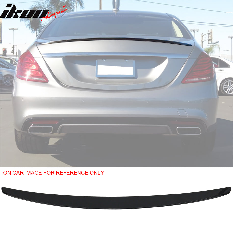 2014-2020 Benz W222 S-Class 4Dr OE Style Painted #Black Trunk Spoiler