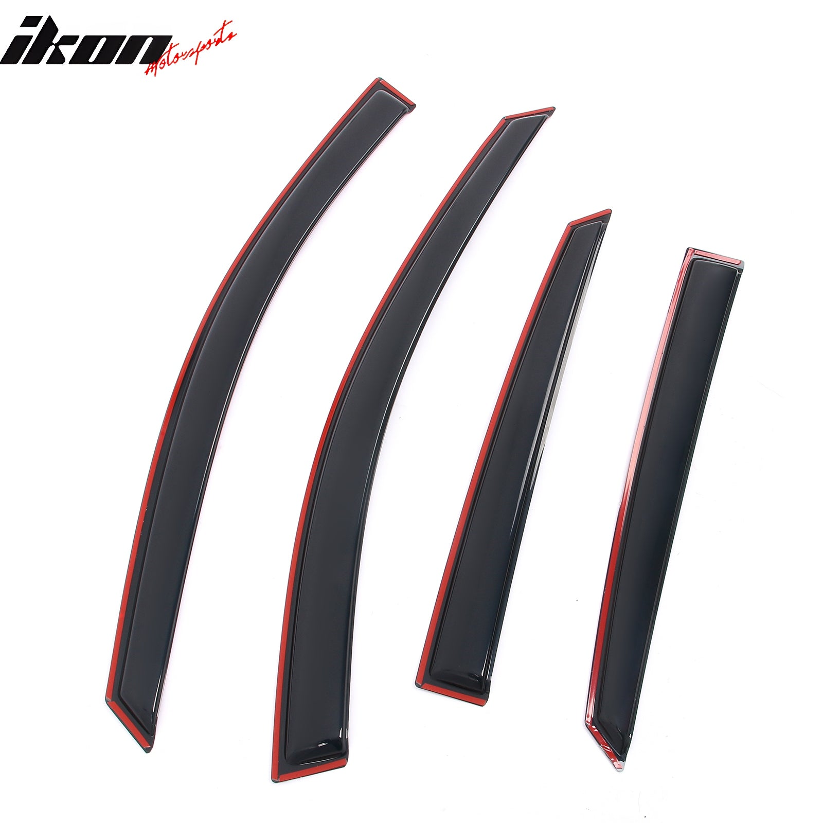 Fits 14-20 Chevrolet Impala Window Visors Acrylic In-Channel Rain Shade 4PCS Set