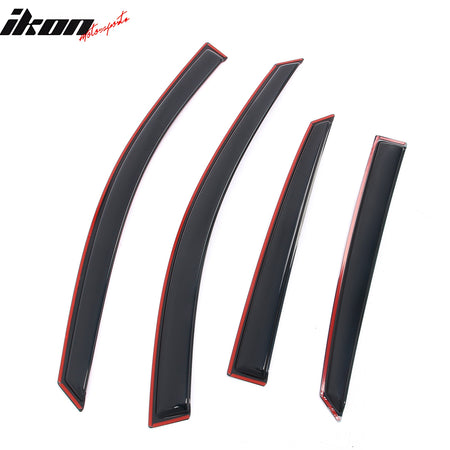 Fits 14-20 Chevrolet Impala Window Visors Acrylic In-Channel Rain Shade 4PCS Set
