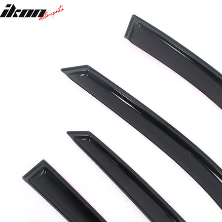 Fits 14-20 Chevrolet Impala Window Visors Acrylic In-Channel Rain Shade 4PCS Set