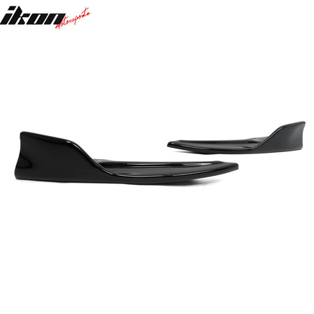 Fits 14-20 Lexus IS Sedan Artisan Style Rear Bumper Aprons Spat Gloss Black PP
