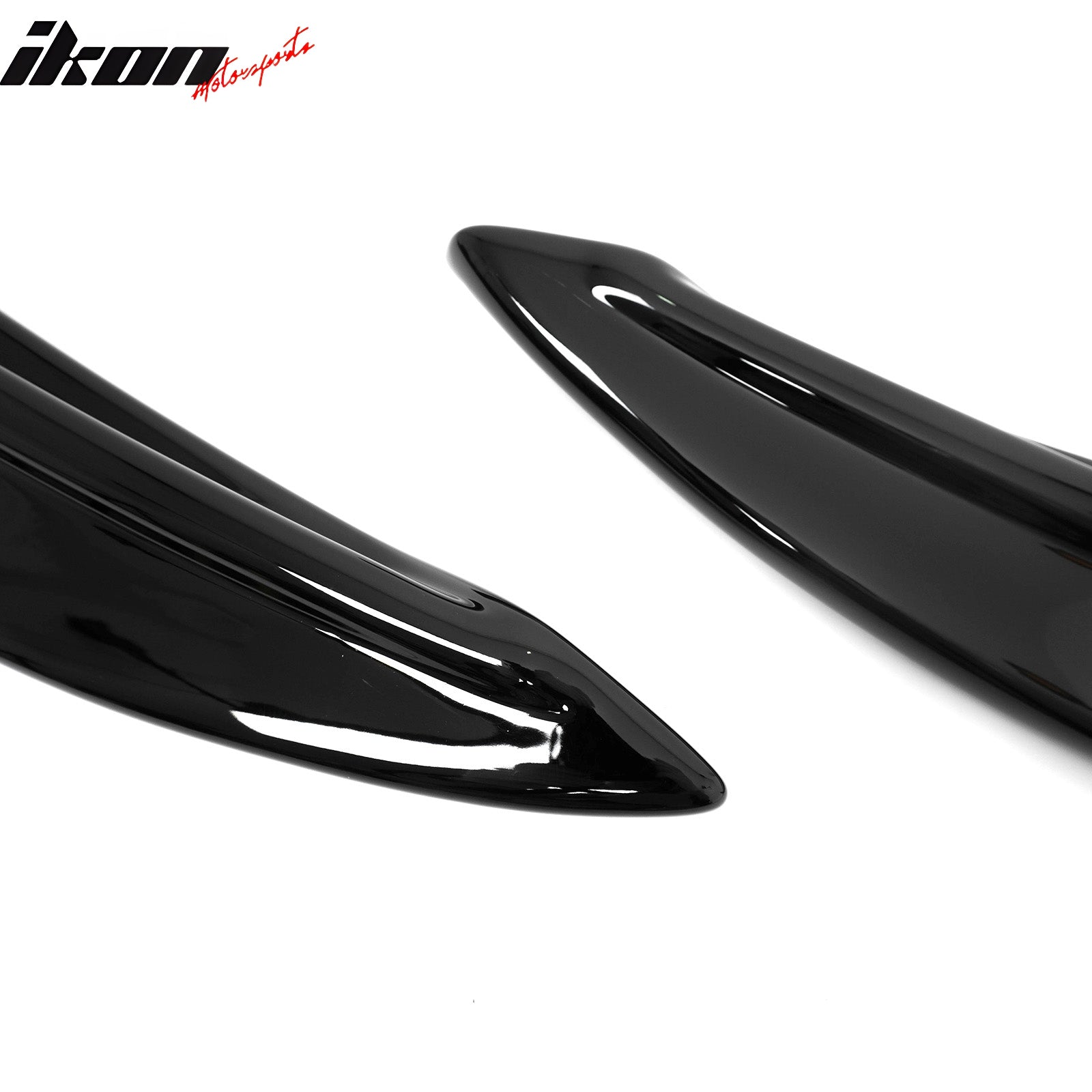 Fits 14-20 Lexus IS Sedan Artisan Style Rear Bumper Aprons Spat Gloss Black PP