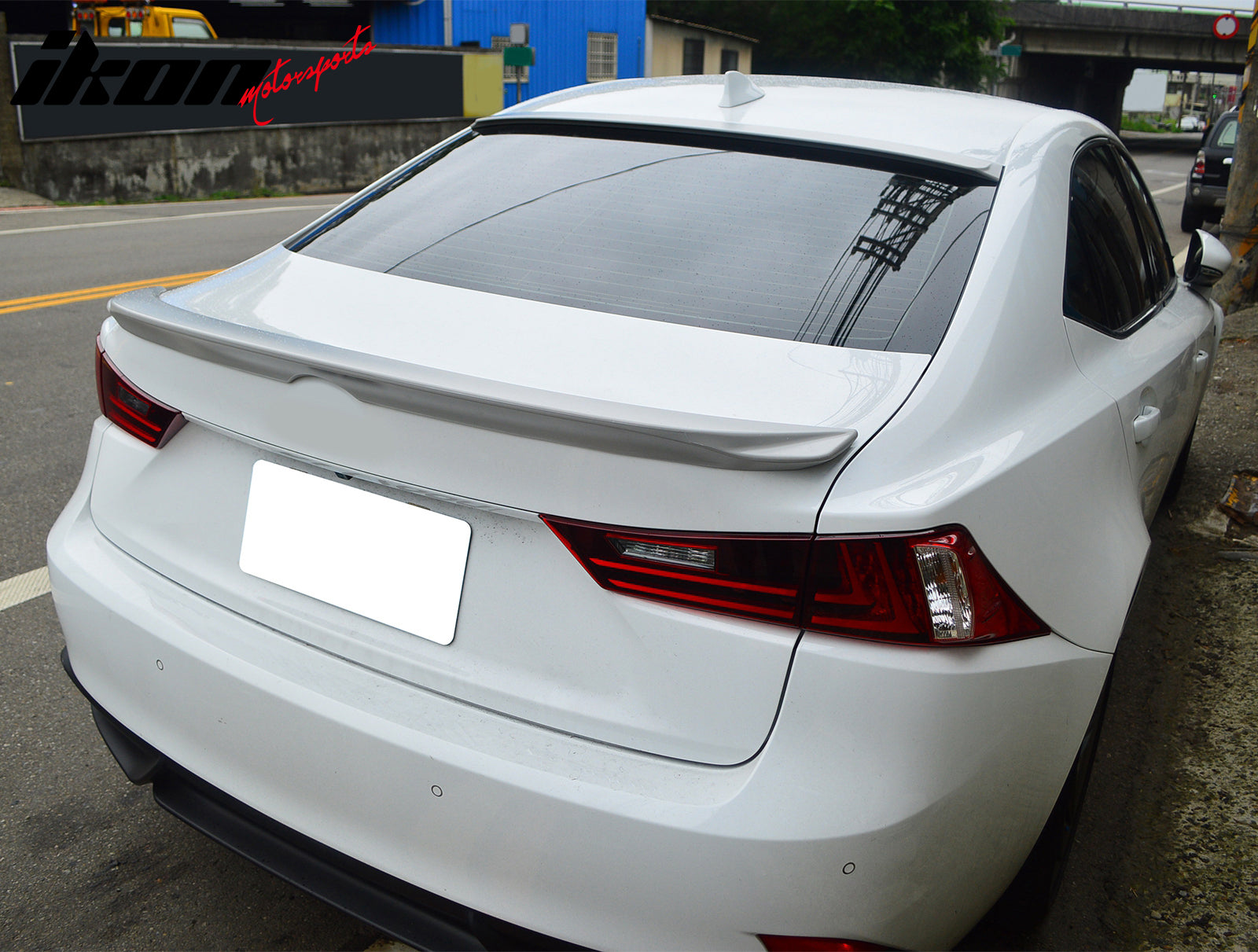 Fits 14-20 Lexus IS250 IS300 ISF Sedan F-Sport Style Roof Spoiler Unpainted Gray