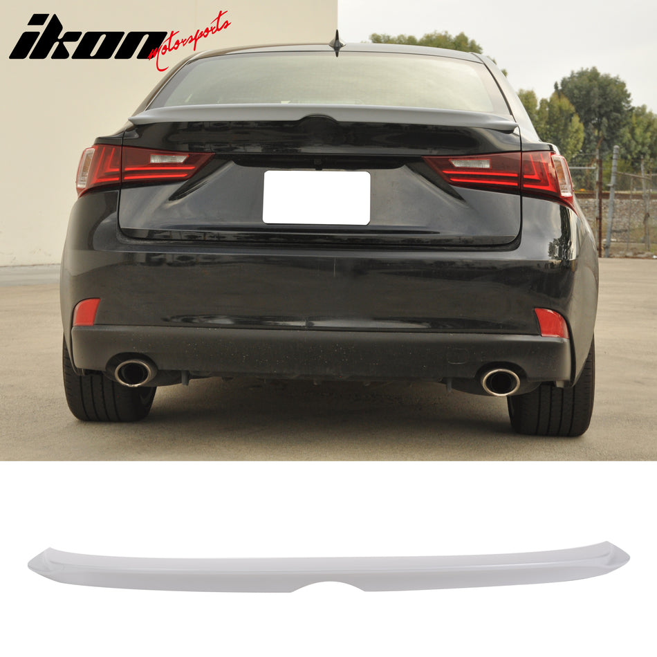 2014-2020 Lexus IS250 Sedan F-Sport Style Unpainted Gray Trunk Spoiler