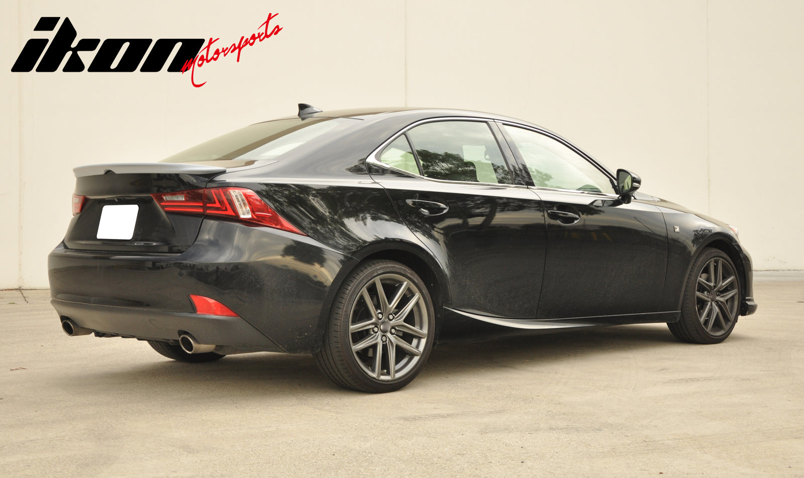 Fits 14-20 Lexus IS250 IS300 Sedan F-Sport Style Trunk Spoiler Unpainted Gray