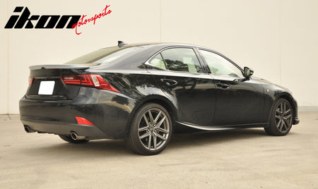 Fits 14-20 Lexus IS250 IS300 Sedan F-Sport Style Trunk Spoiler Unpainted Gray