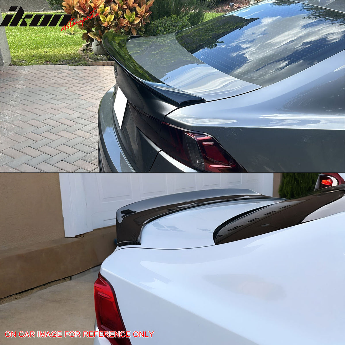 Fits 14-20 IS200t IS250 IS300 IS350 4DR Trunk Spoiler Matte Black AR Style ABS