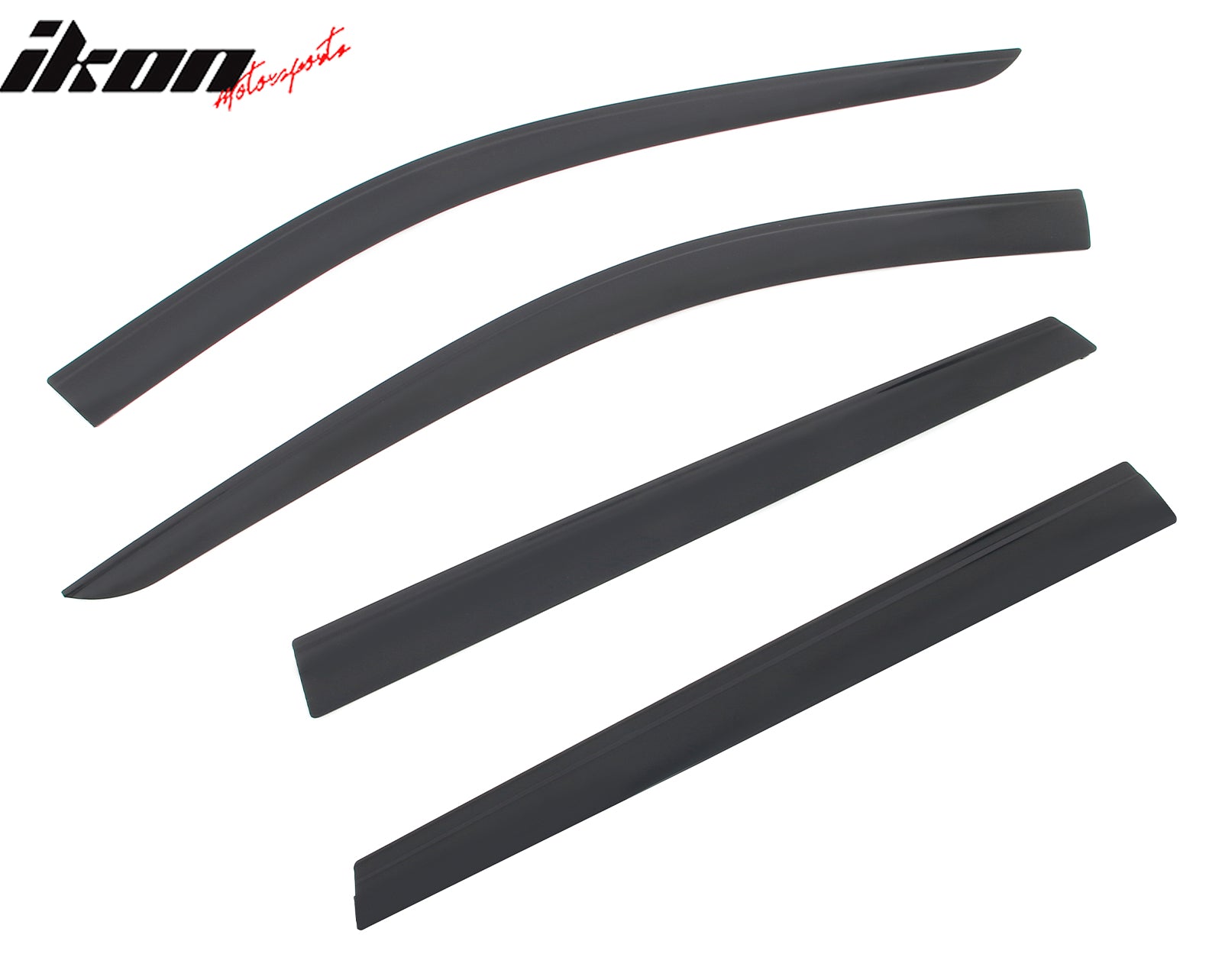 Fits 14-20 Nissan Rogue Low Profile Style Tape-On Window Visors Rain Deflectors