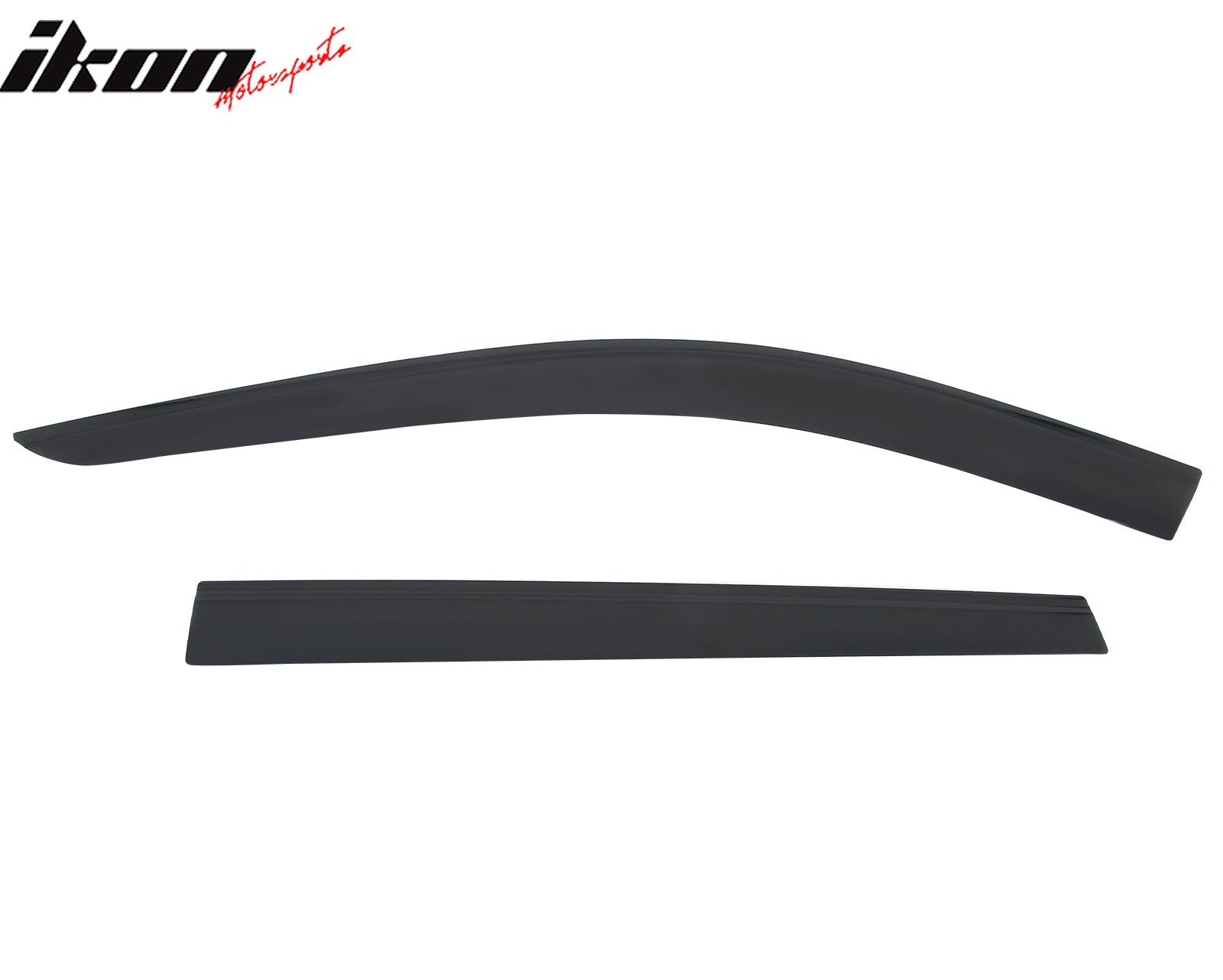 Fits 14-20 Nissan Rogue Low Profile Style Tape-On Window Visors Rain Deflectors
