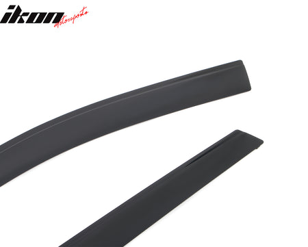Fits 14-20 Nissan Rogue Low Profile Style Tape-On Window Visors Rain Deflectors