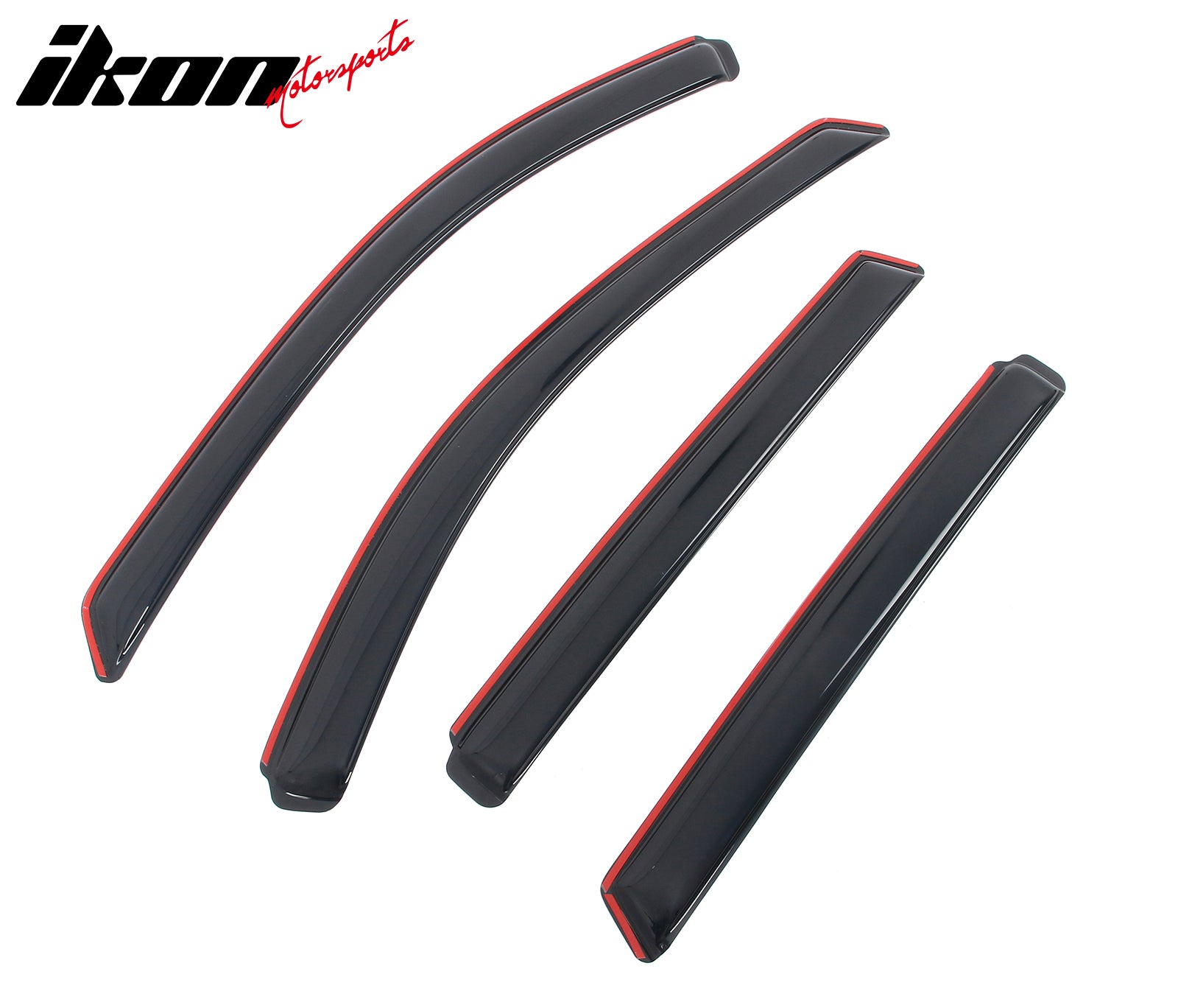 Fits 14-20 Nissan Rogue Acrylic Window Visors In Channel Rain Sun Deflectors Set