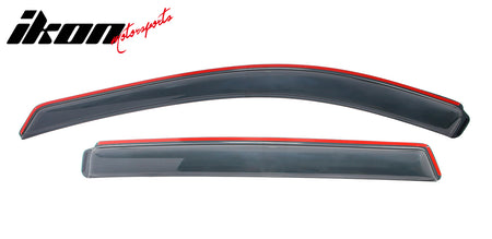 Fits 14-20 Nissan Rogue Acrylic Window Visors In Channel Rain Sun Deflectors Set
