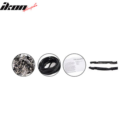 Fits 14-20 Toyota Tundra Pocket Rivet Bolt Style Fender Flares Wheel Covers ABS