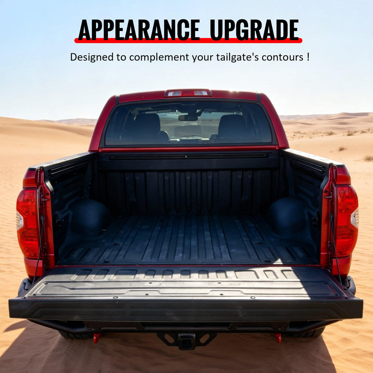 Fits 14-20 Toyota Tundra OE Style Tailgate Molding Cap Spoiler Protector PP