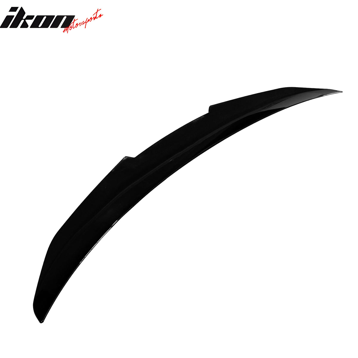 IKON MOTORSPORTS, Trunk Spoiler Compatible with 2014-2021 BMW F22 2-Series Coupe & 2016-2021 F87 M2, PSM Style ABS Plastic Rear Trunk Lid Spoiler Wing Lip