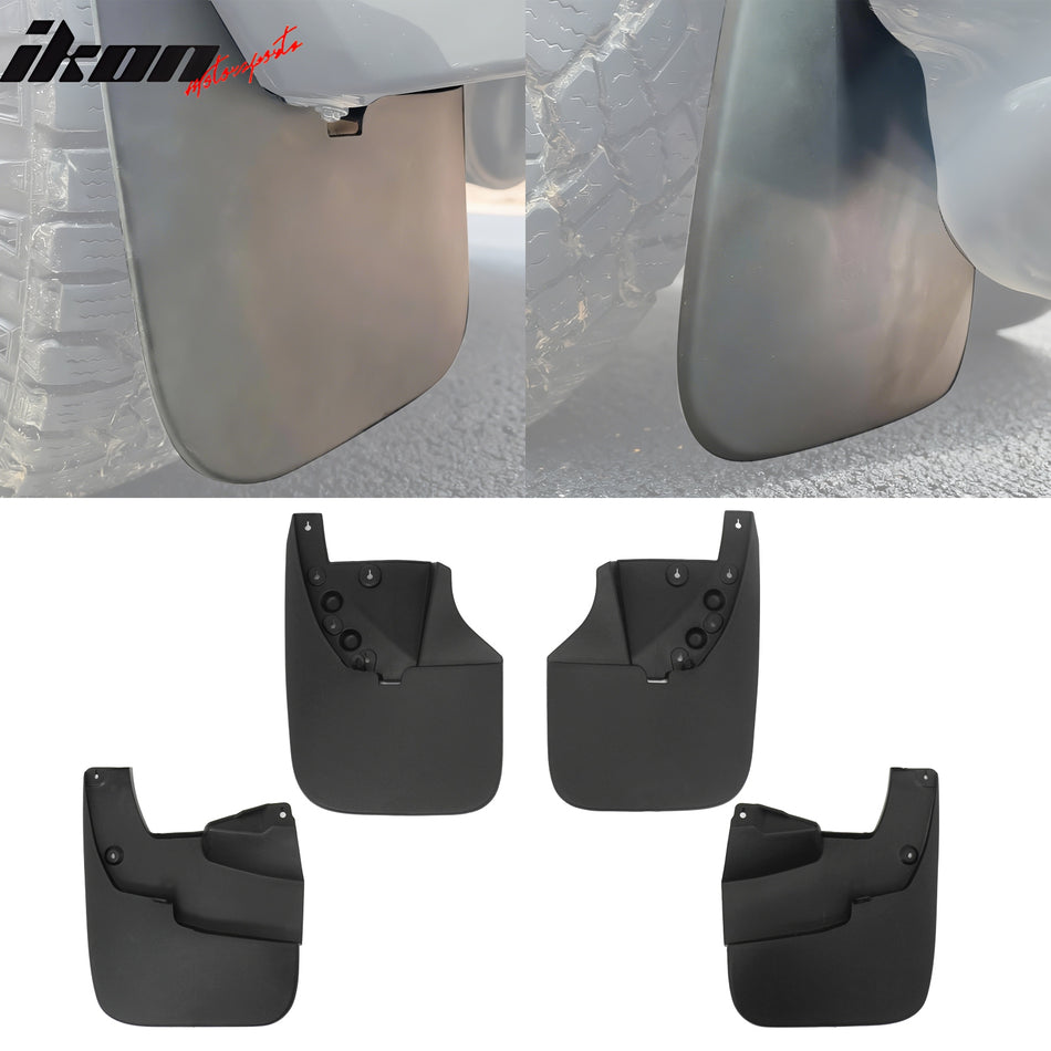 Mud Flaps Splash Guards for Toyota Tundra 2014-2021 w/o Fender Flares PP