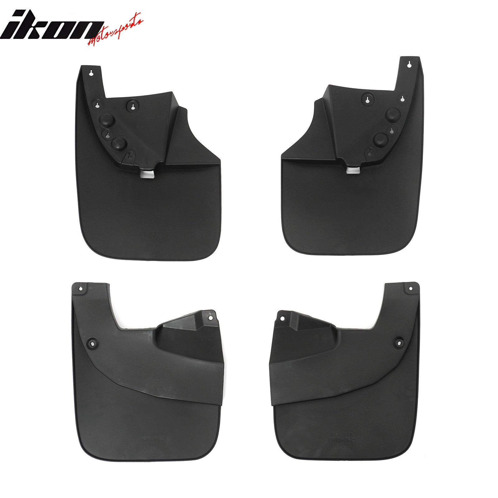 Fits 14-21 Toyota Tundra W/O Fender Flares Front Rear Mud Flaps Splash Guards PP
