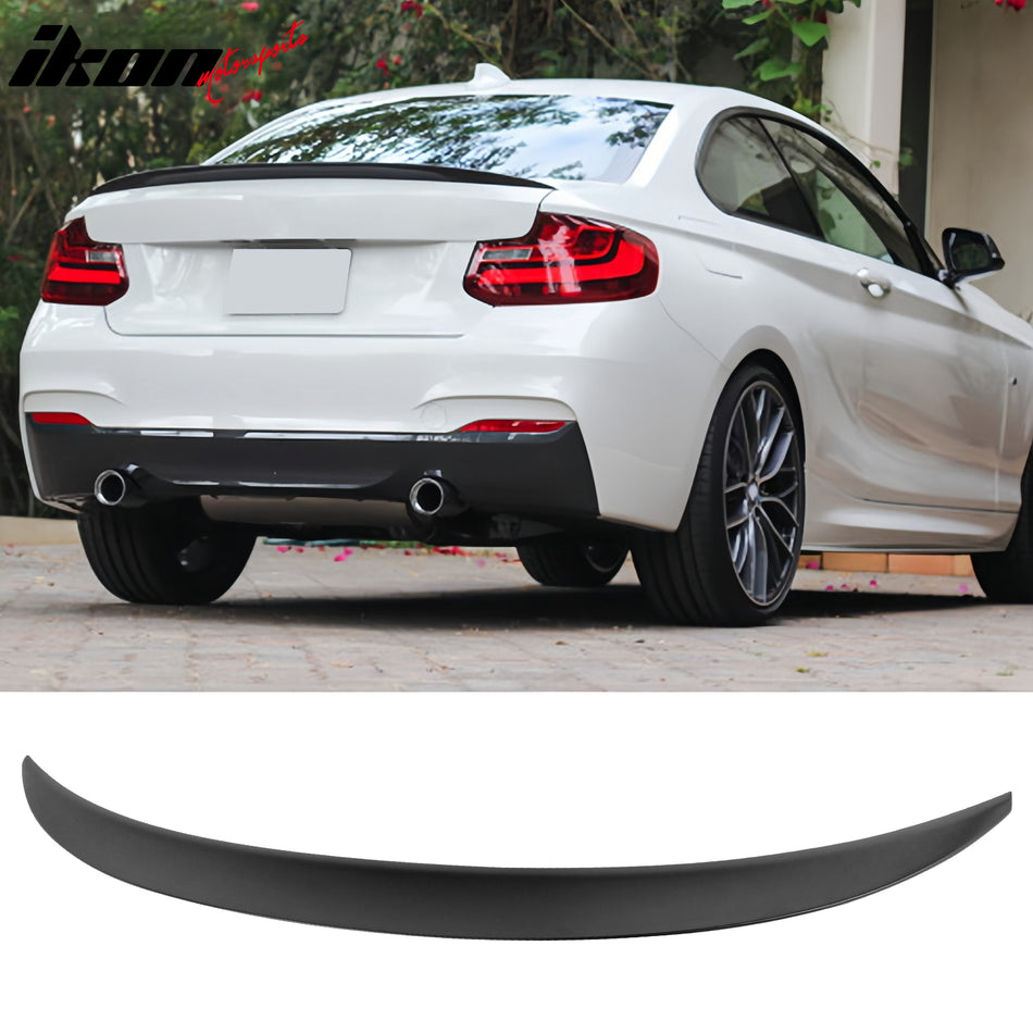2014-2021 BMW F22 2 Series P Style Unpainted Rear Spoiler Wing ABS