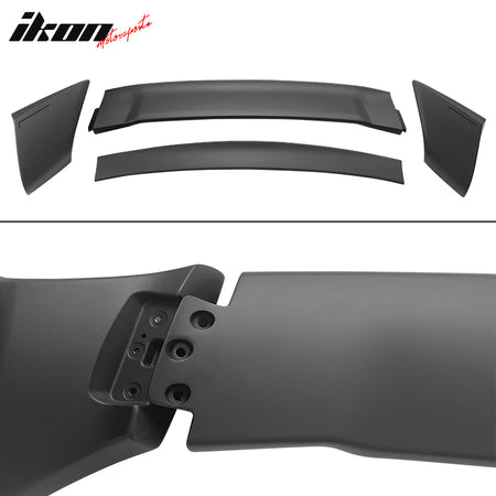 Fits 14-21 Toyota Corolla Mugen Style Rear Trunk Spoiler Wing Matte Black ABS