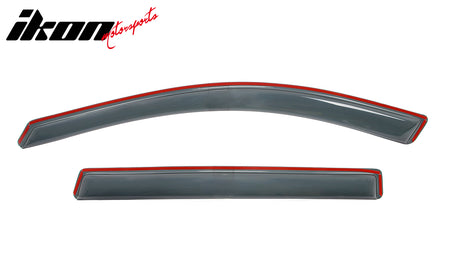 Fits 14-23 Jeep Cherokee In-channel Window Visor Acrylic Side Door Deflector 4PC