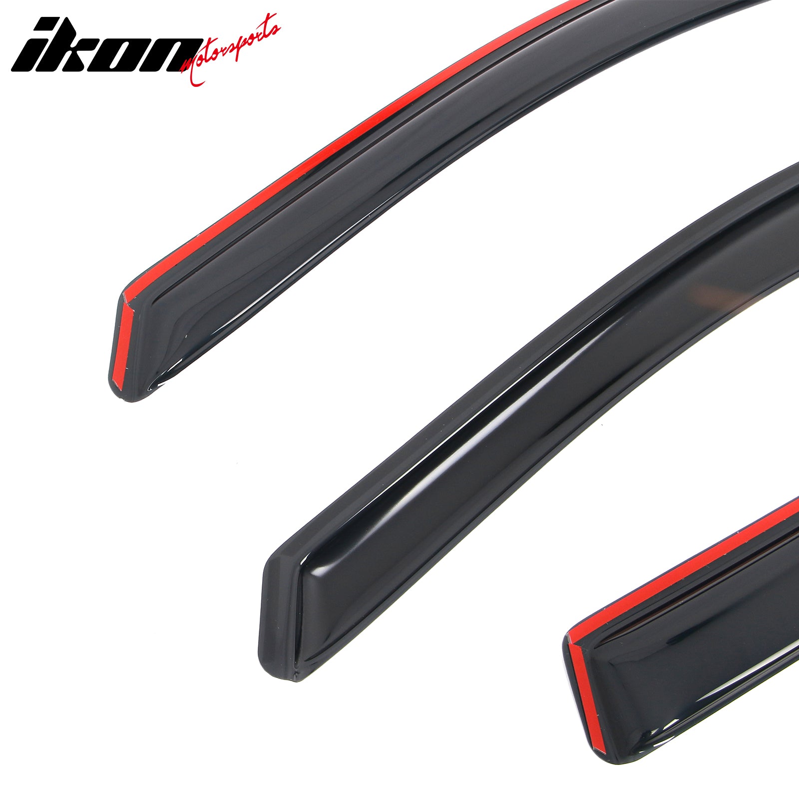 Fits 14-23 Jeep Cherokee In-channel Window Visor Acrylic Side Door Deflector 4PC