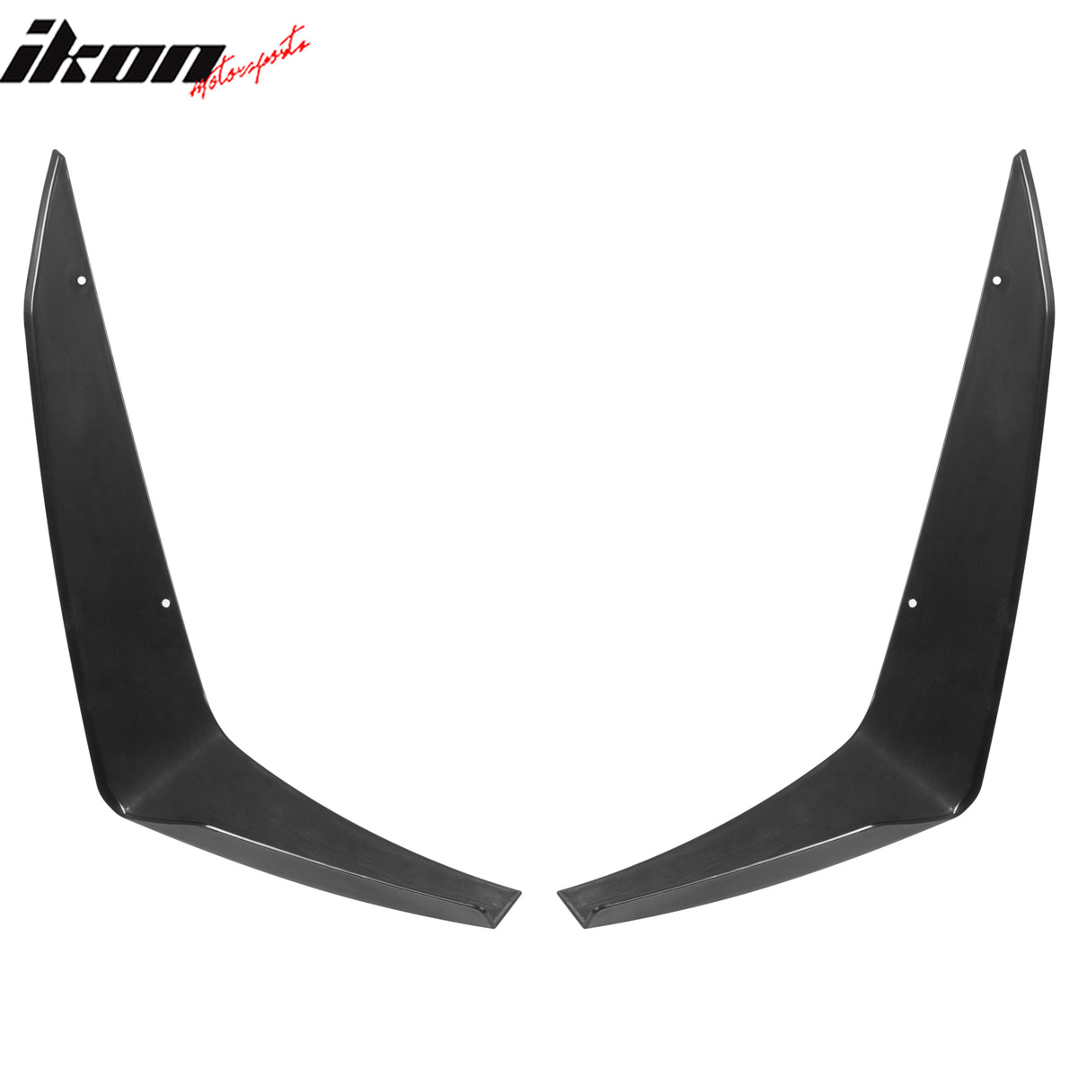 Fits 14-24 Chevrolet Camaro ZL1 Style Front Bumper Side Splitter Canards ABS 2PC
