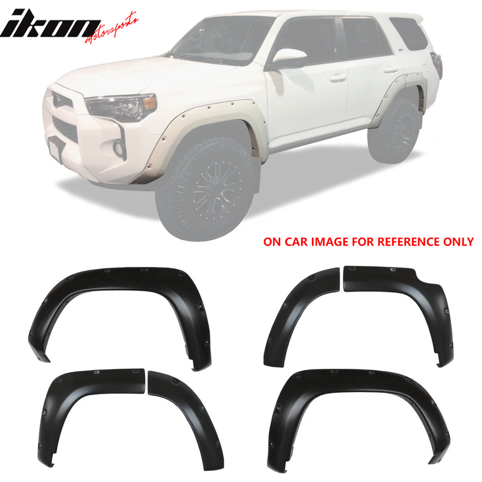 2014-2024 Toyota 4Runner Pocket Bolt Style Smooth Wheel Fender Flares