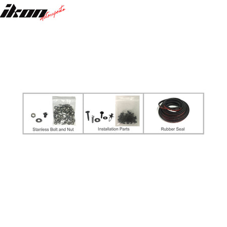 Fits 14-24 Toyota 4Runner Pocket Bolt Style Smooth Fender Flares Wheel Covers