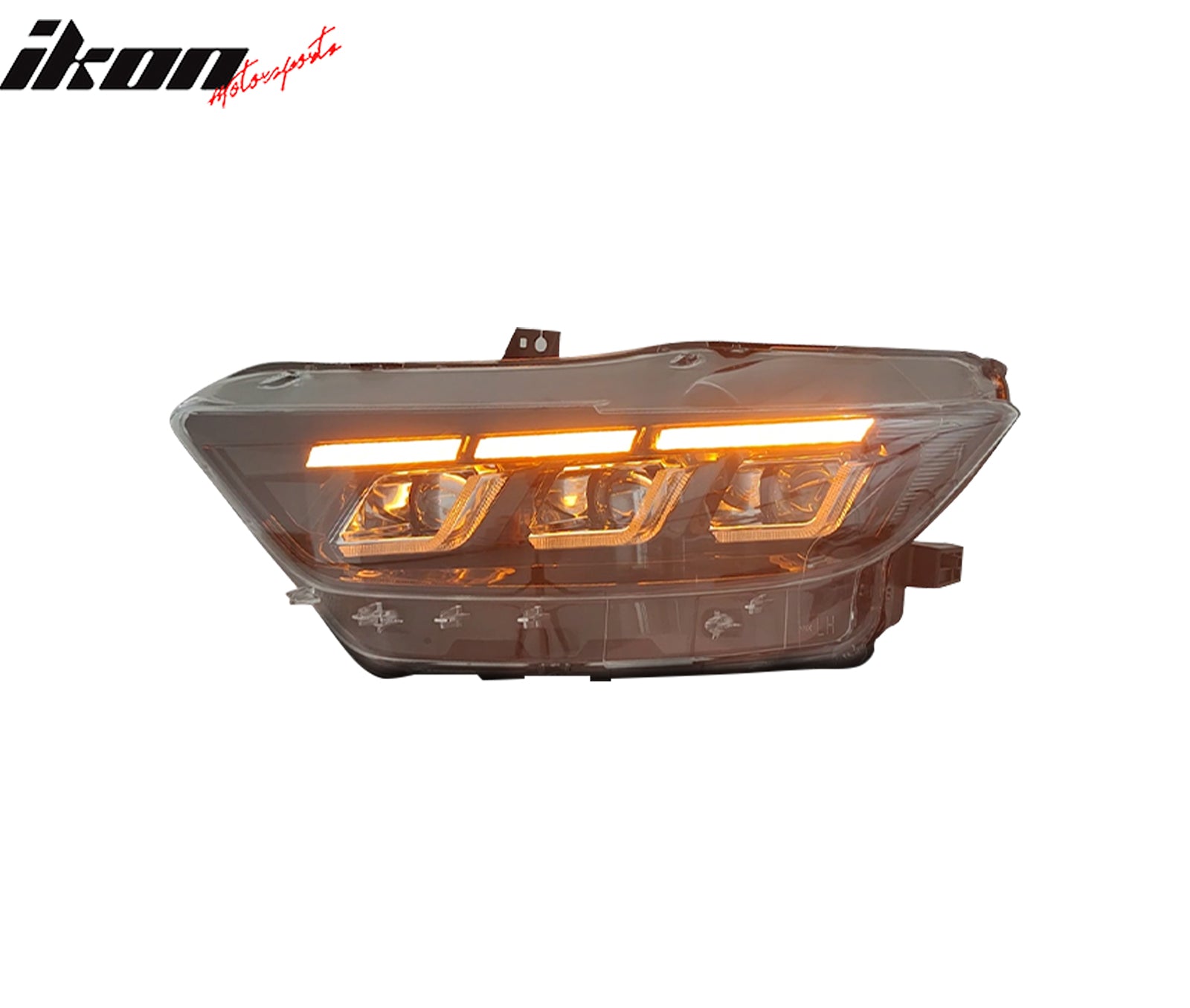 For 15-17 Ford Mustang 24+ Dark Horse Front Bumper Conversion W/Grille Headlight