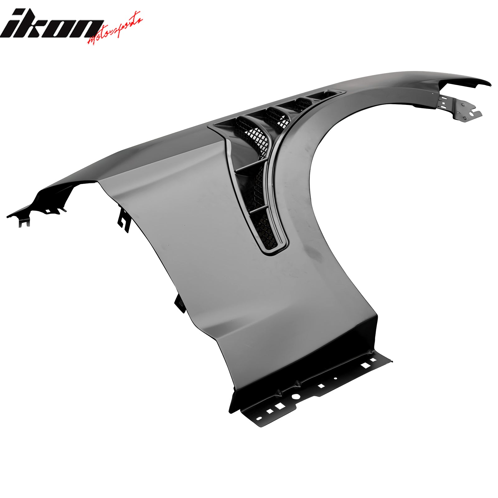 Fits 15-17 Ford Mustang V6/GT GT500KR Style Front Fenders Aluminum Side Panel