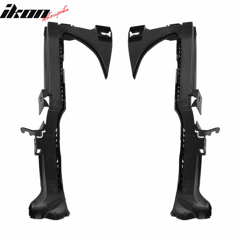 2015-2017 Subaru WRX STI Black 2PC Front Bumper Corner Support Bracket