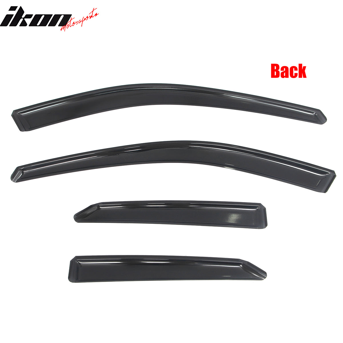Fits 15-17 Toyota Camry In-Channel Window Visors Vent Rain Sun Guards Deflectors