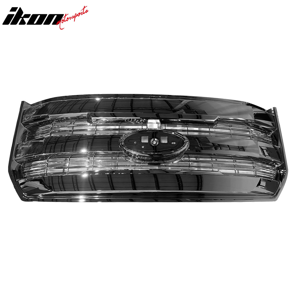 2015-2017 Ford F-150 Lariat / King Ranch Chrome Matte Black ABS Grille