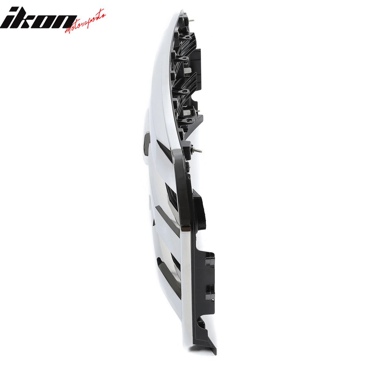 For 15-17 Ford F-150 Lariat King Ranch ABS Bumper Grille Chrome W/ Emblem Recess