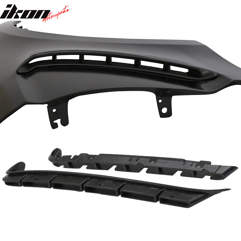 Fits 15-17 Ford Mustang GT350 Style Steel Fender Trim w Inserts