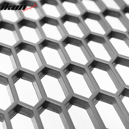 Fits 15-17 Ford Mustang IKON Style PP Front Bumper Upper Mesh Grille Unpainted