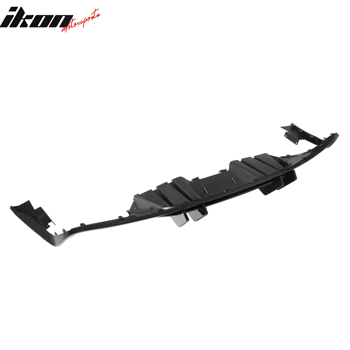 Fits 15-17 Ford Mustang Competition Rear Bumper Lip Diffuser PP 4PCS Gloss Black